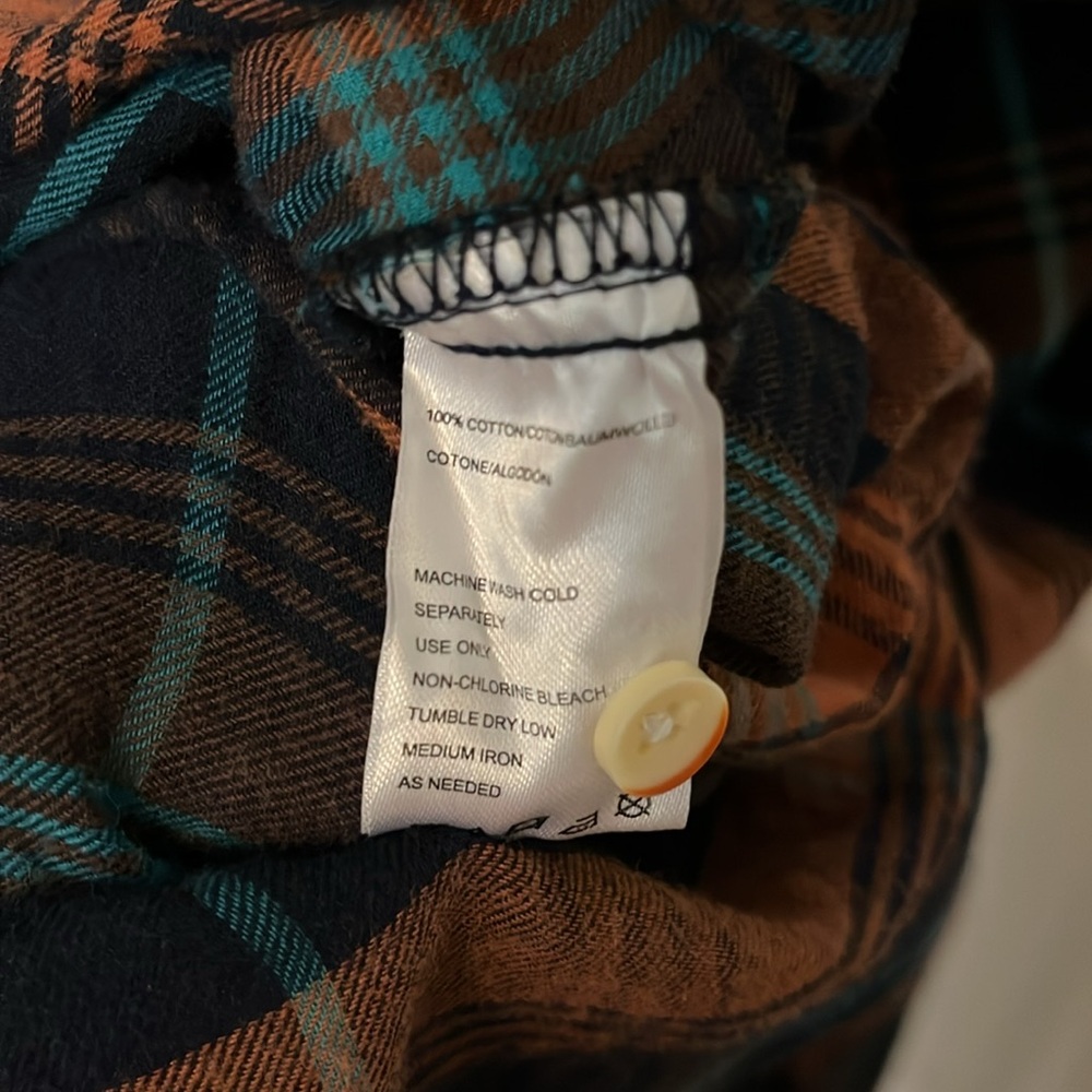 Anthropologie Isabella Sinclair Crossover Flannel Button down - Picture 9 of 9